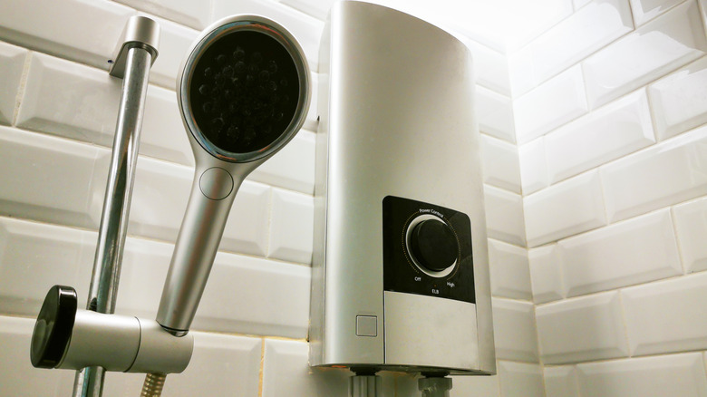 shower tankless water heater