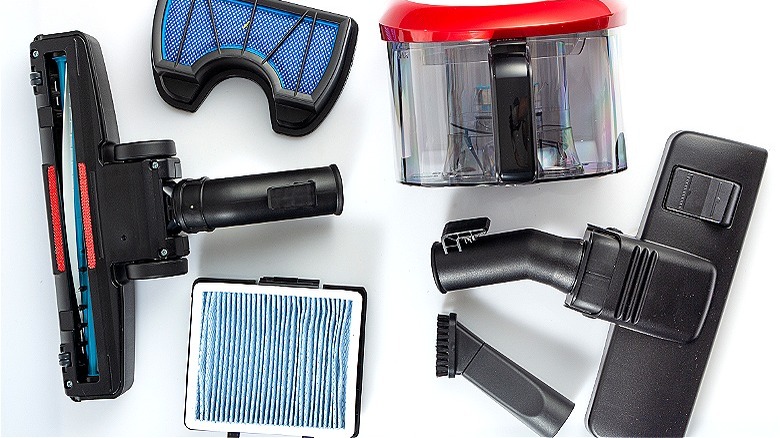 Parts of a vacuum