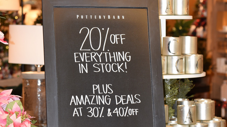 REO Sale, Pottery Barn Outlet