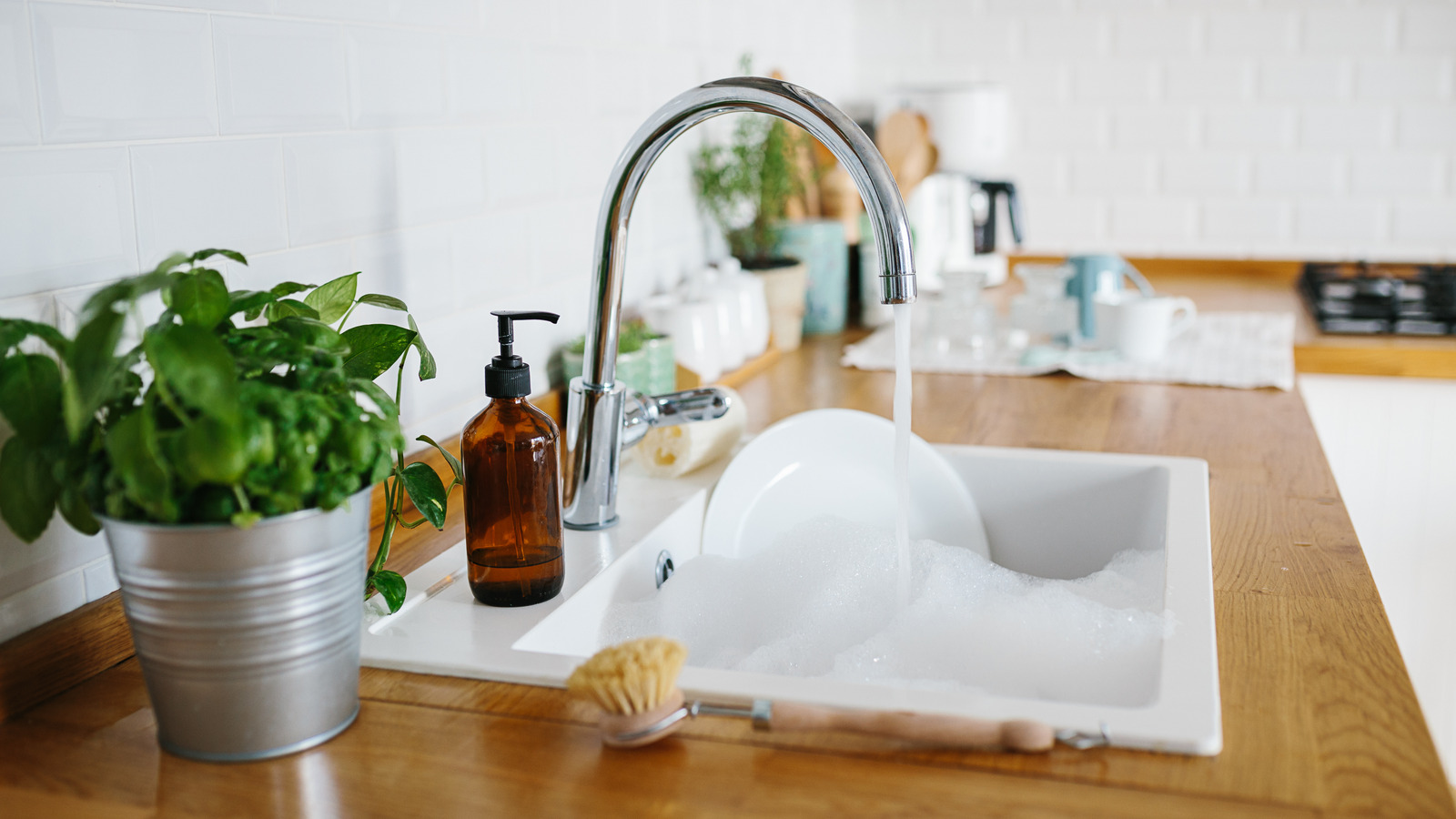 Here's What You Can Substitute For Dish Soap