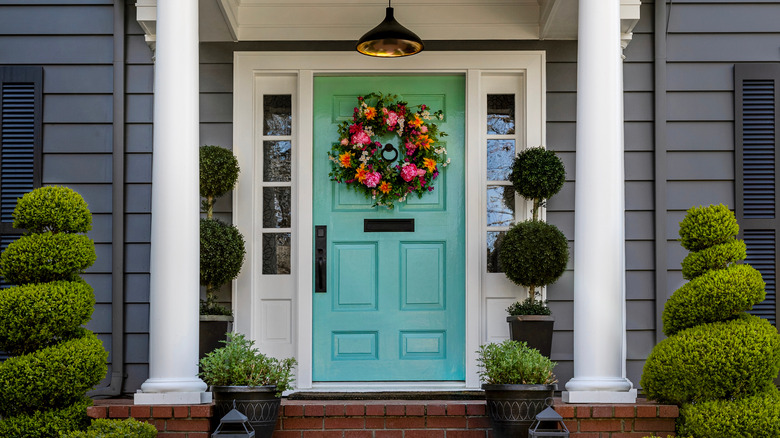 The front door of a home 