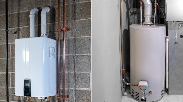 Tankless and tank water heaters