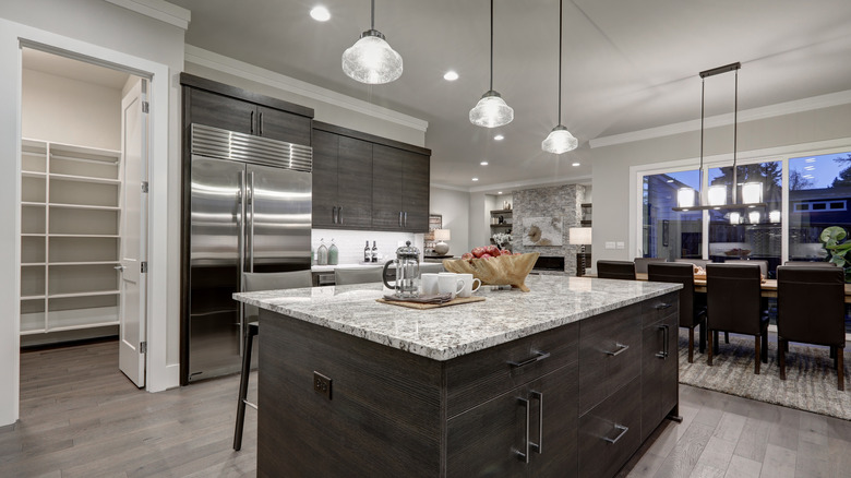 kitchen with pantry