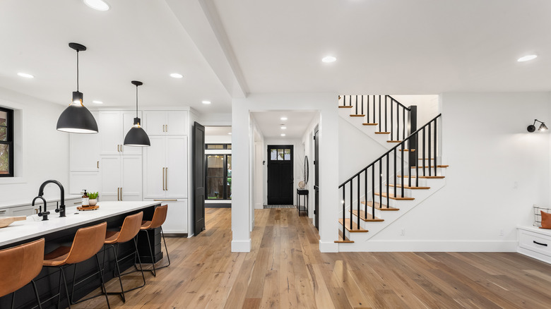 Open concept kitchen