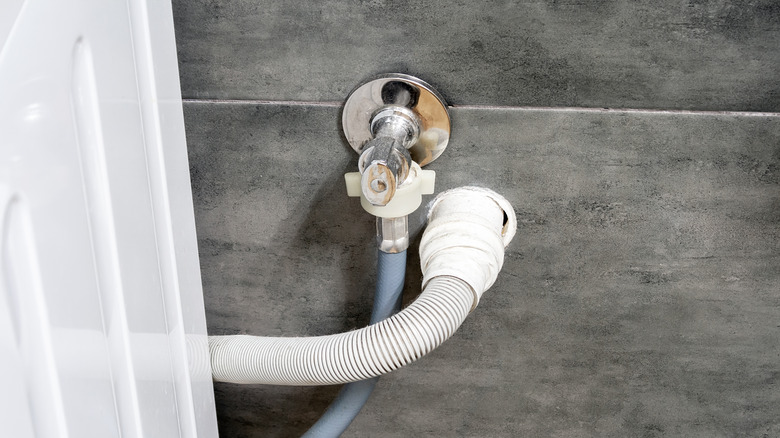 Washing machine water valve