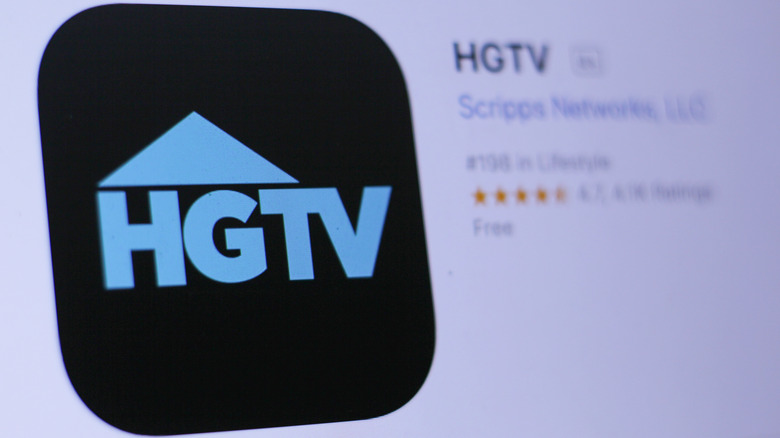 HGTV logo on television