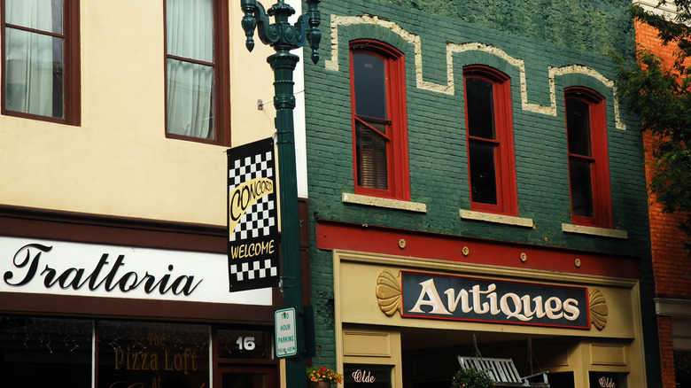 A trattoria and antique shop in Concord, North Carolina.