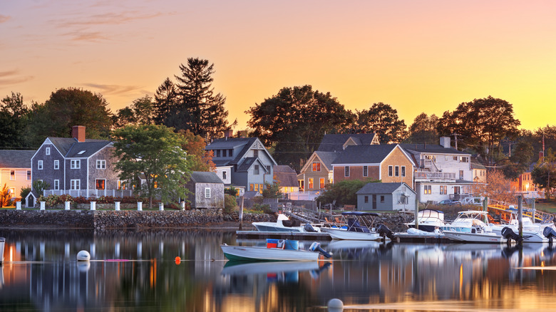 The waterfront of Portsmouth, New Hampshire.