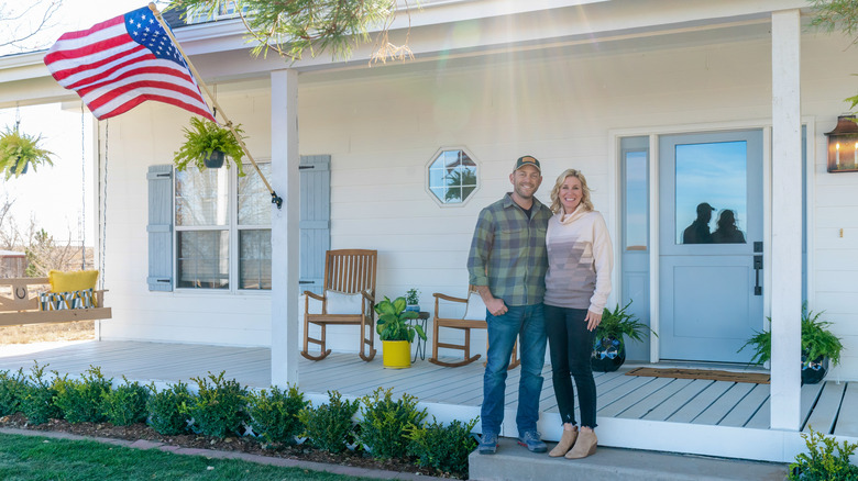 Dave and Jenny Marrs on porch