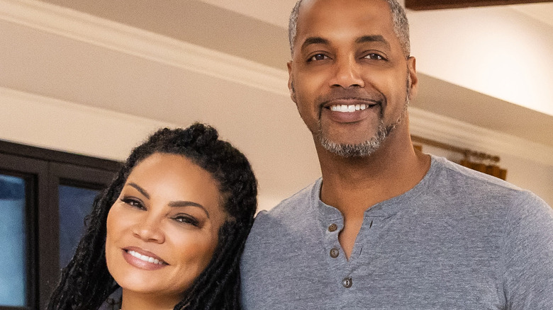 Egypt Sherrod and Mike Jackson smiling