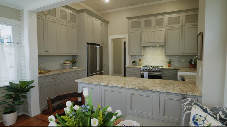 Victorian era styled kitchen