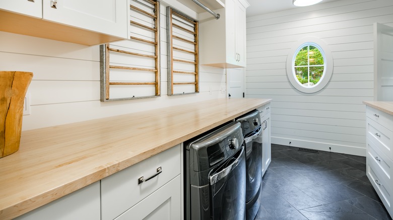 laundry room long counters