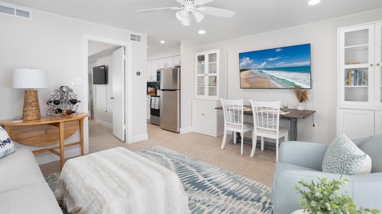 beach house living room