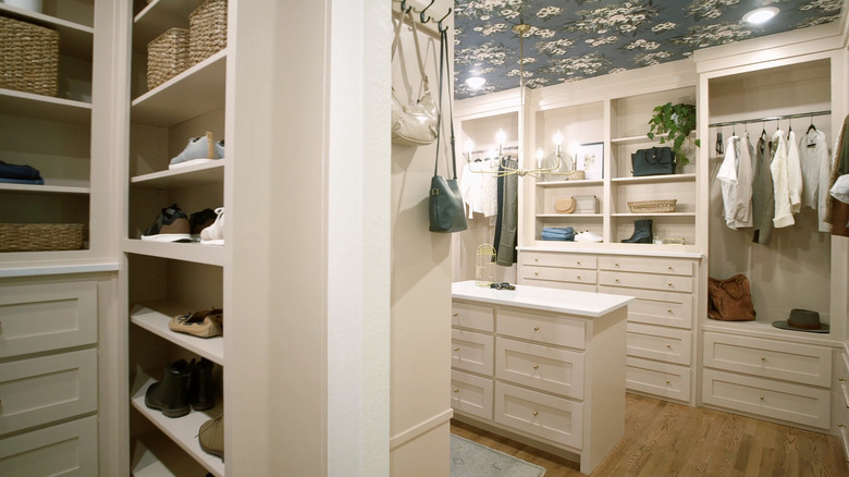 Chris and Kim Danos' two-room closet