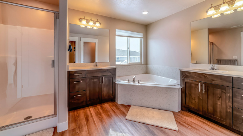 dated master bathroom