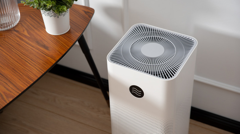 air purifier in home