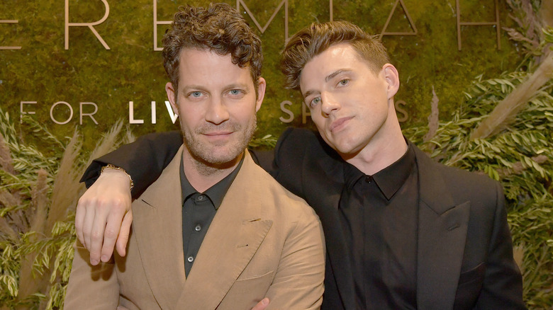 Nate Berkus and Jeremiah Brent posing