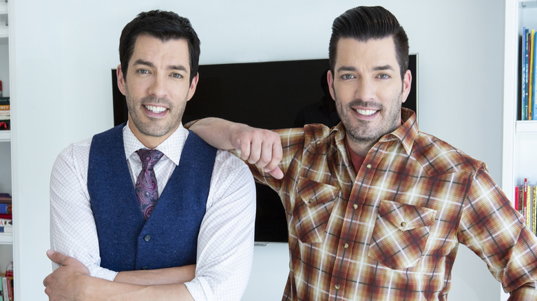 The Property Brothers smiling