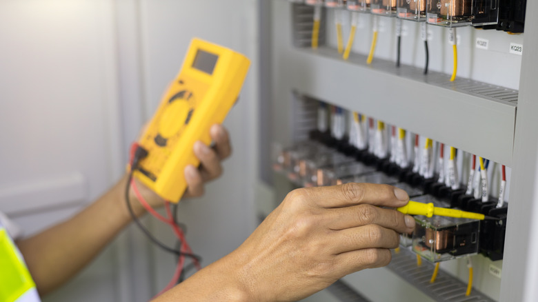 Whole home surge protection installation