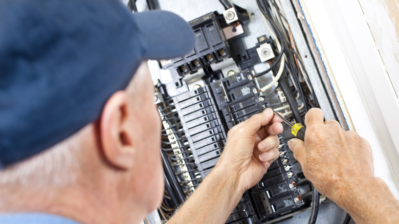 Electric panel box repair