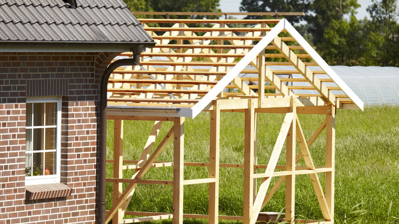 framing for a DIY storage shed