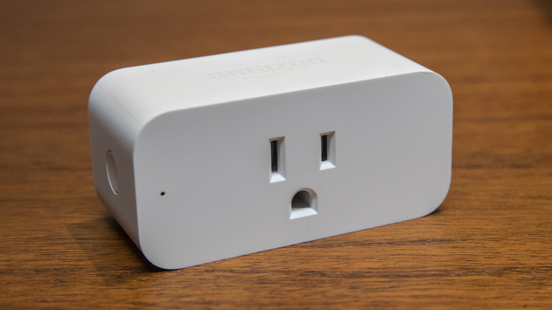 white Amazon smart plug