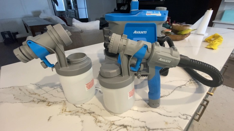 Avanti's 2-Stage Portable HVLP Paint and Stain Sprayer