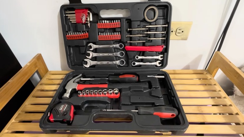 Open Cartman 148 Piece Automotive and Household Tool Set in case
