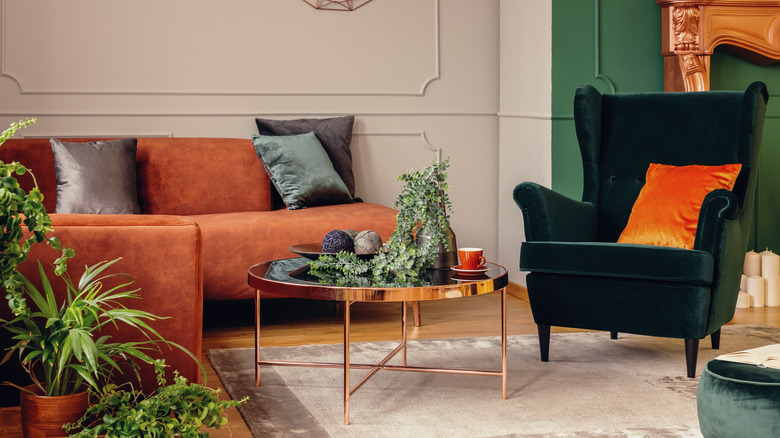 cozy room with wing chair 