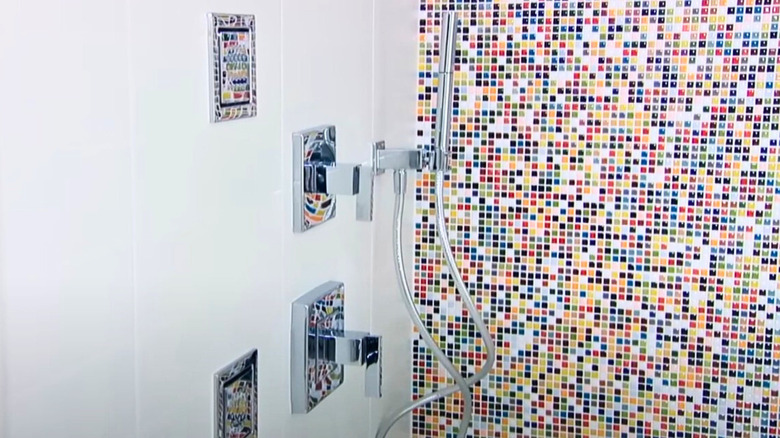 hilary farr mosaic tile shower design love it or list it