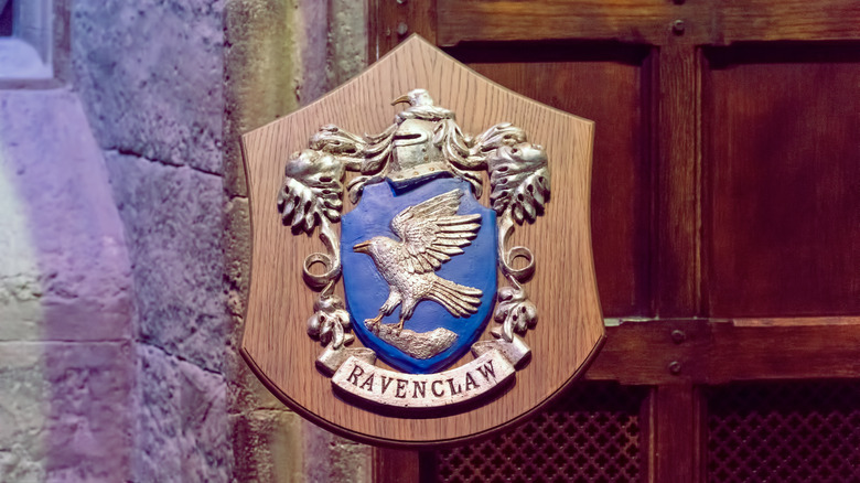 Wooden Ravenclaw crest