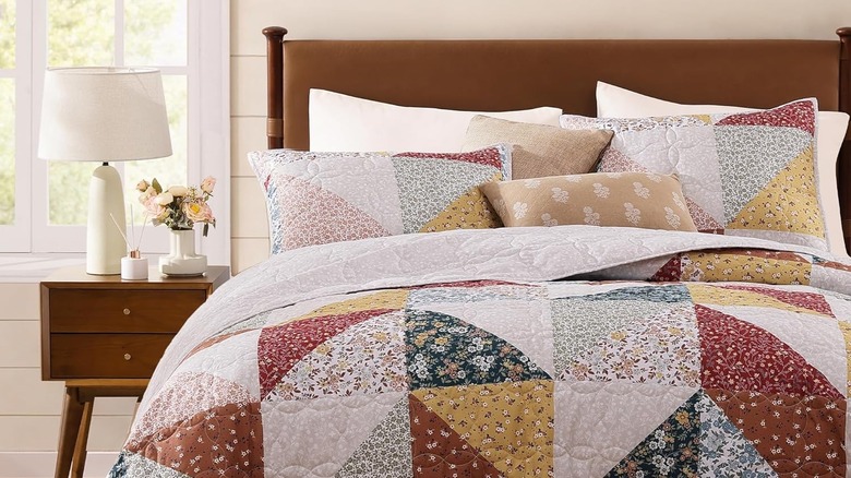 quilted bedding from Amazon