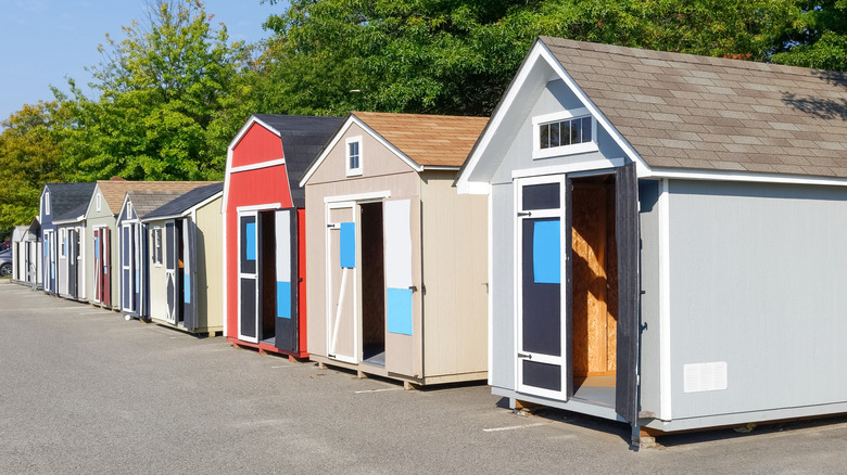sheds for sale at store