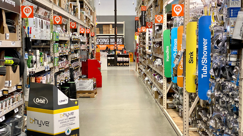 Home Depot aisle