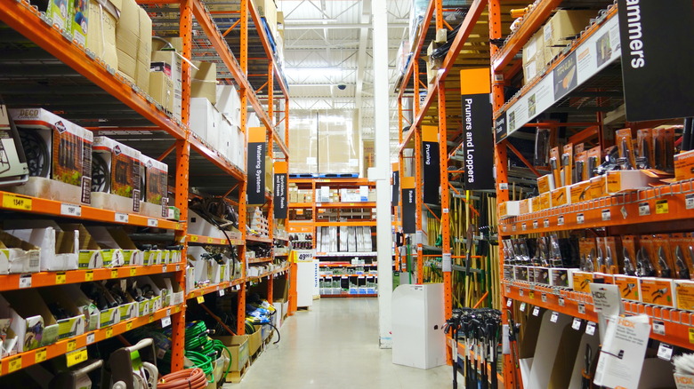 home depot aisle 