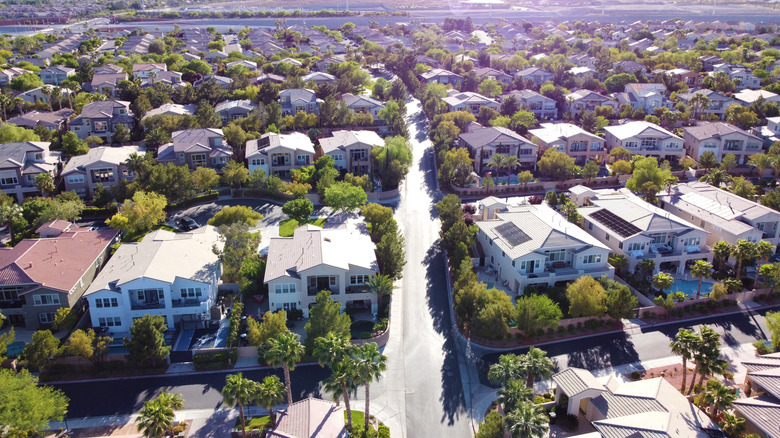 Suburban Las Vegas neighborhood