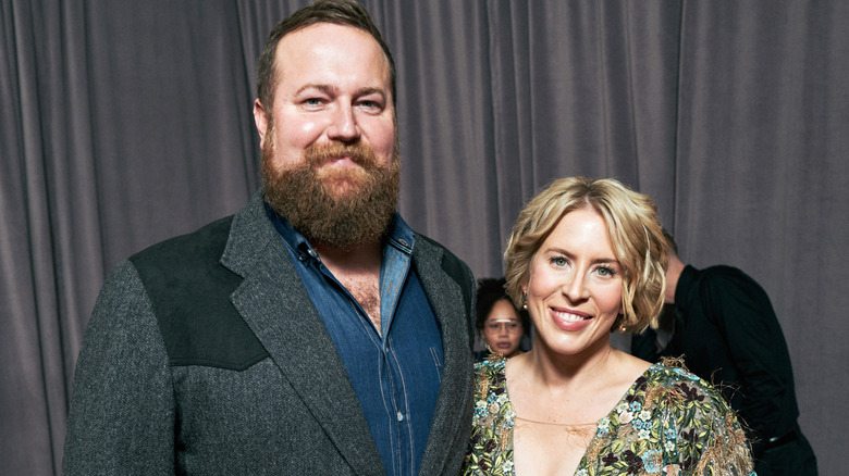 Erin Napier and Ben Napier at an event