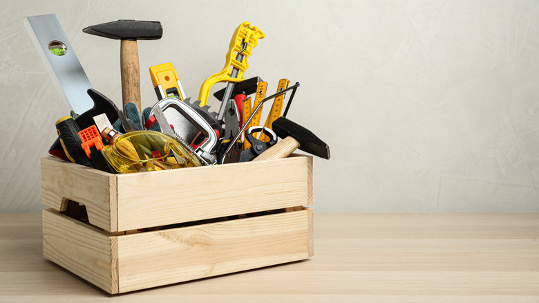 Box full of tools