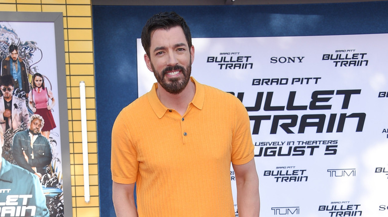 Drew Scott from the Property Brothers at a film event.