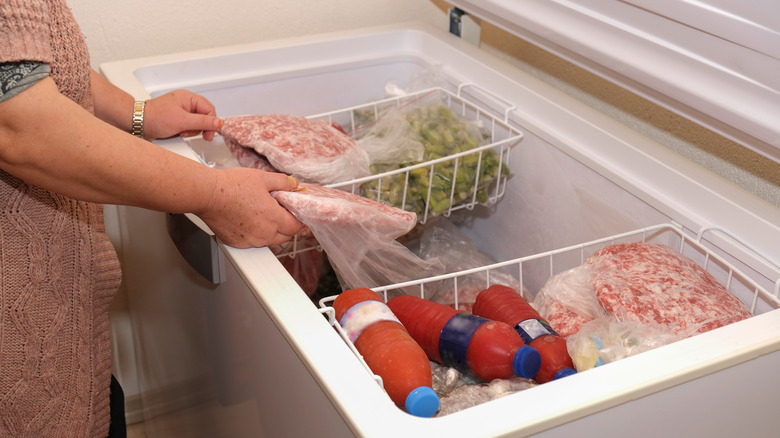 organized freezer