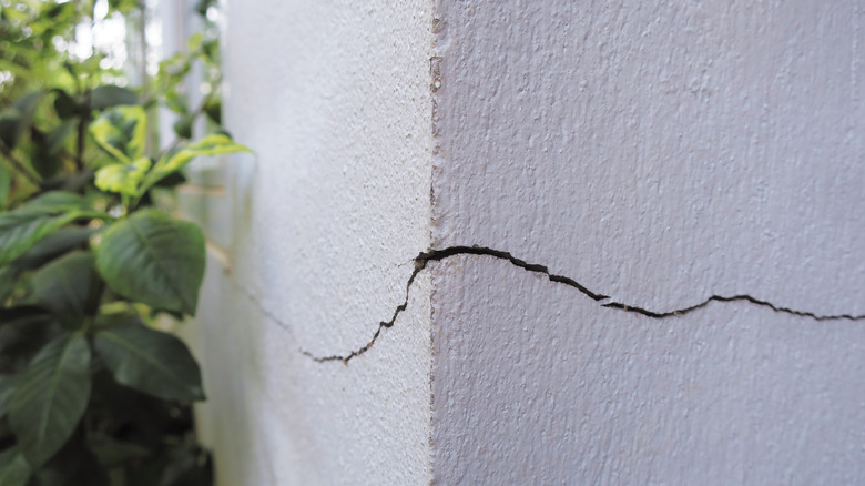 crack in the home