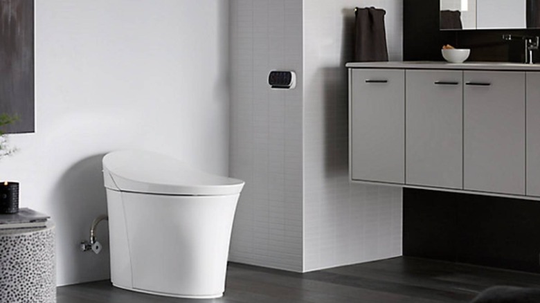 Kohler self-cleaning toilet 