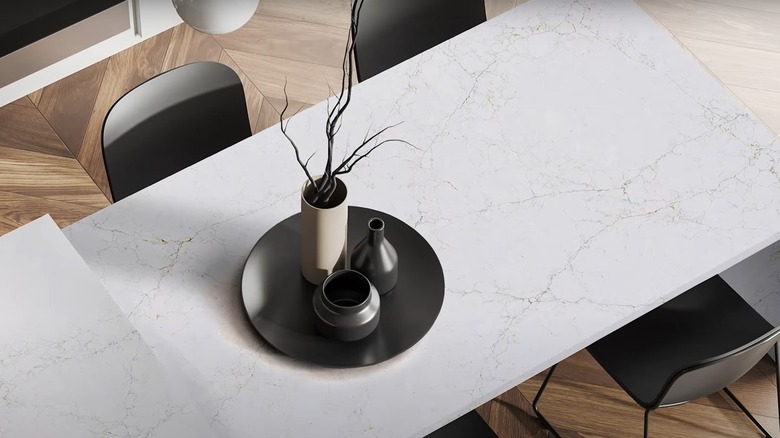 HanStone countertop at kitchen island