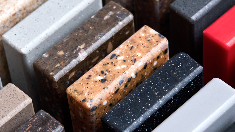 porcelain countertop samples