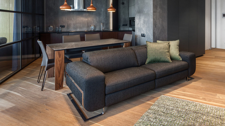 Modern living room dining room combo