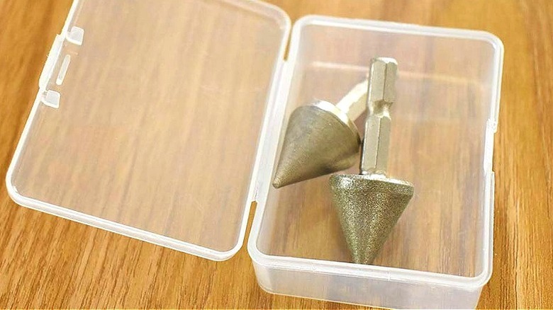 The Scottchen morticing chisel sharpeners available from Amazon