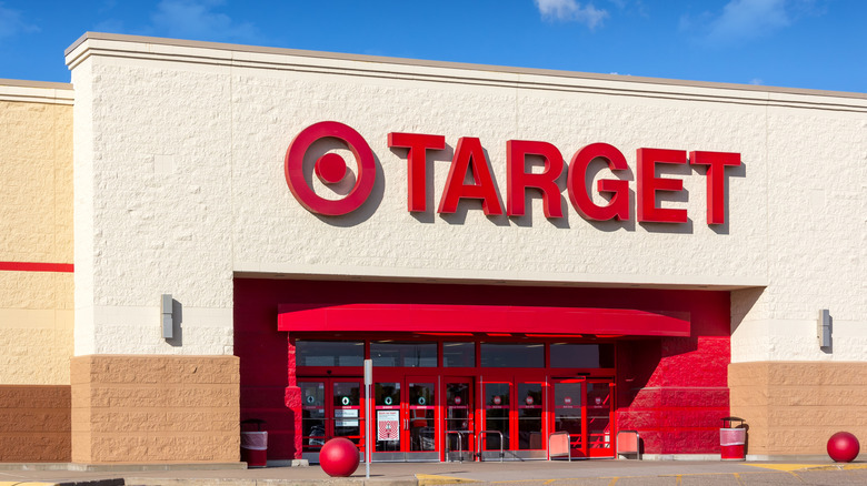 front entrance of Target store