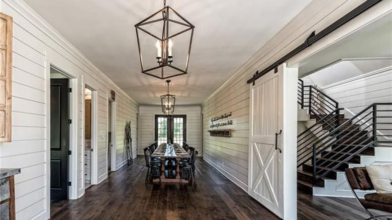 Dining room of the Barndominium