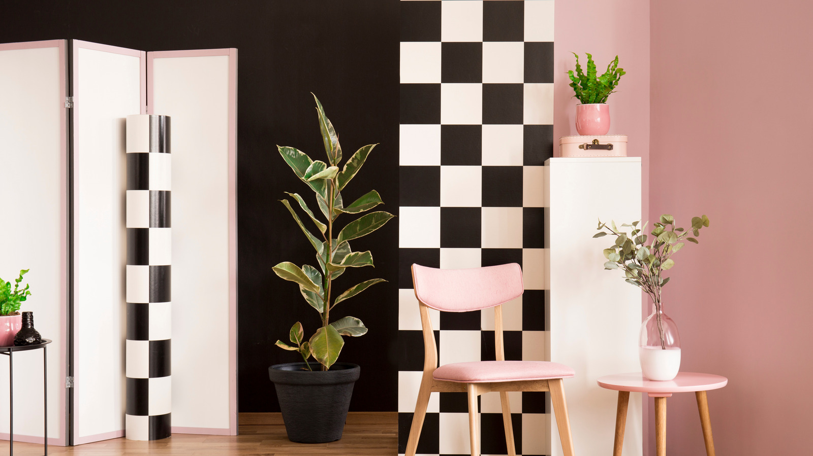 How To Achieve The Checkered Wall Paint Trend