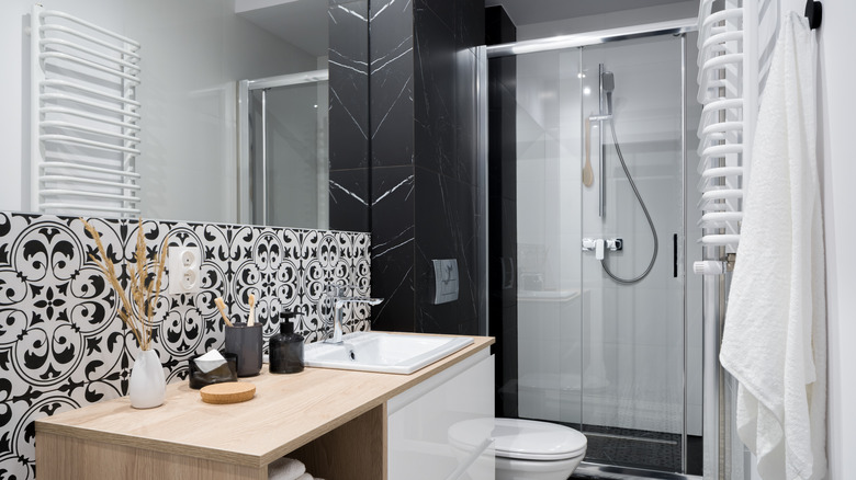 A modern bathroom